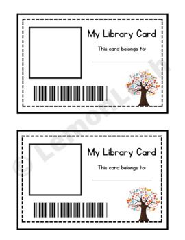 Your students will love these fun library cards! Have your students personalize their own card with their picture and name. Laminate the cards to have them check out classroom books! Library Borrowing Card, Library Card Craft Preschool, Elementary School Library Cards, Library Check Out Cards, Library Activities For Kids, Library Card Template, Library Card Printable, Tweedy Bird, Library Checkout