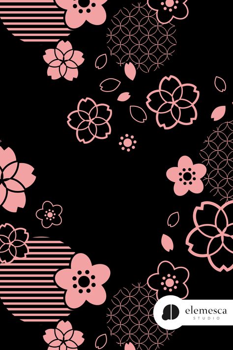 Japanese Pattern Background, Japanese Motifs Design, Japanese Fabric Pattern Design, Asian Prints Pattern, Anime Pattern Design, Japanese Motifs Pattern, Kimono Pattern Design Japanese Prints, Sakura Pattern Design, Japanese Art Pattern