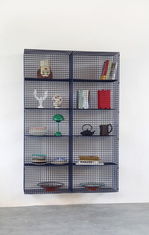 wire c #1 Wire Cabinet, Furniture Photography, Muller Van Severen, Double Desk, Marble Box, Sculptural Furniture, Three Primary Colors, Object Drawing, Artistic Installation