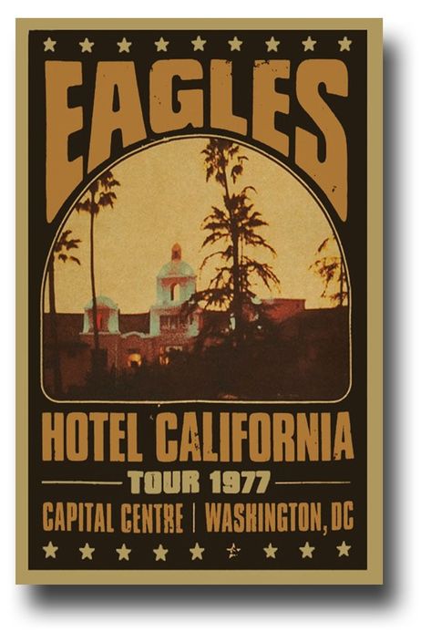 Sublime Vintage Poster, 70s Bands Posters, Vintage Band Posters Album Covers, 70s Music Posters Rock Bands, The Eagles Hotel California, 60s Band Posters, Old Rock Posters, Vintage Music Posters Classic Rock, Vintage 70s Posters