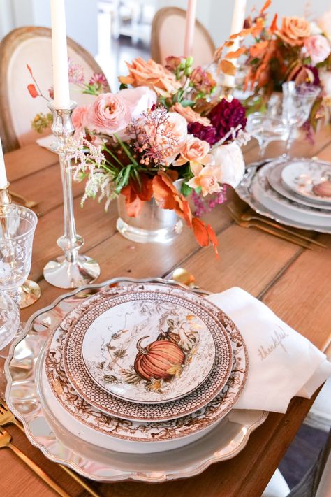 Thanksgiving spread table