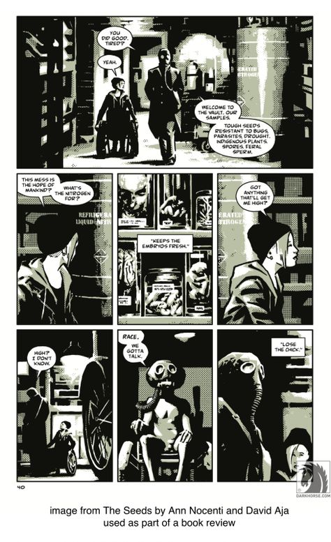 Graphic Novel Review: The Seeds by Ann Nocenti and David Aja David Aja Art, Comic Template, Blood On The Tracks, Comic Reference, Graphic Novel Illustration, Comic Inspiration, Master Studies, Dark Comics, Code Red