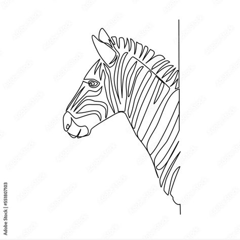 Zebra Line Art, Zebra Vector, Line Art Style, Frog Tattoos, Art Faces, Zebra Design, Anime Canvas Art, Draw Art, Hand Embroidery Design Patterns