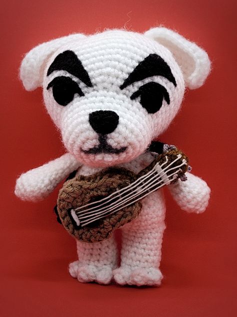 Mariko Hamade Crochet: Day 23 Dogtober - FREE KK Slider (Animal Crossing) Pattern Animal Crossing Crochet Free, Animal Crossing Amigurumi Free Pattern, Free Animal Crossing Crochet Patterns, Crochet Animal Crossing Pattern Free, Animal Crossing Crochet Patterns, Animal Crossing Crochet Patterns Free, Animal Crossing Kk Slider, Acnh Crochet, Animal Crossing Amigurumi