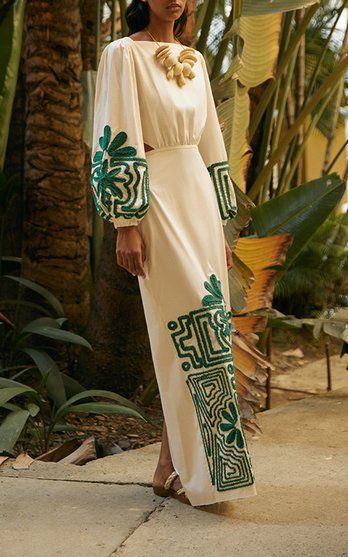 Women's Johanna Ortiz Spring Summer 2021 Collection | Moda Operandi Rock Dress, Ethno Style, Johanna Ortiz, Looks Street Style, Maxi Dress Cotton, Fashion Weeks, Moda Vintage, Abayas Fashion, Abaya Fashion