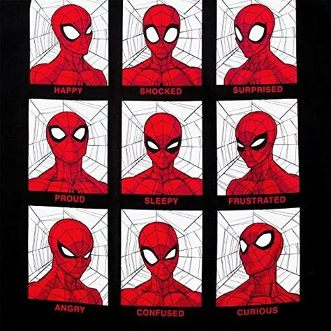 Spider Man Face Expressions, Spider Man Eyes Expressions, Spiderman Eyes Reference, Spiderman Eye Expressions, Spiderman Expressive Eyes, Spider Man Lenses Drawing, Spiderman Mask Expressions, Spiderman Expression Sheet, Spiderman Expressions Drawing