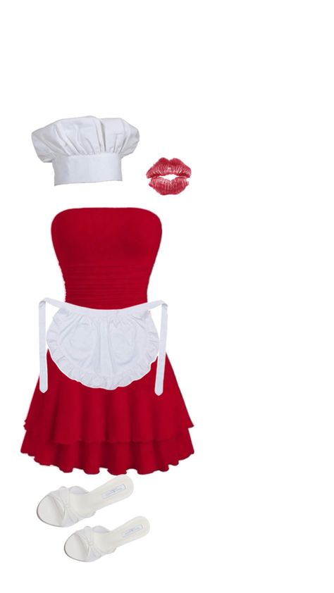 Kiss Halloween Costumes, Chef Costume, Kiss Costume, Chefs Kiss, Trendy Halloween Costumes, Halloween Inspo, Trendy Halloween, Halloween Outfits, Halloween Costume