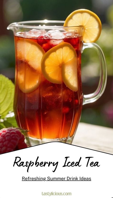 raspberry iced tea raspberry drink ideas fruit summer drink recipe ideas minted drink ideas refreshing summer drinks ideas summer drinks nonalcoholic ideas nonalcoholic drink ideas for summer Raspberry Iced Tea Recipe, Green Tea Recipes Healthy, Raspberry Ice Tea, Raspberry Ice Tea Recipe, Red Raspberry Tea, Summer Drink Ideas, Nonalcoholic Drink, Summer Drinks Nonalcoholic, Drinks Nonalcoholic