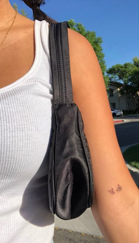 Small Tattoos On Arm, Above Elbow Tattoo, Tiny Tattoos For Women, Simple Arm Tattoos, Basic Tattoos, Magic Runes, Small Girly Tattoos, Internet Girl, Elbow Tattoos