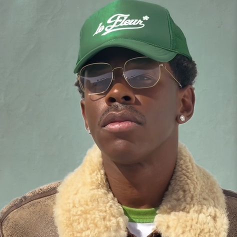 Tyler Chromatopia, Tyler The Creator Chromatopia Green, Tyler The Creator Fine, Tyler The Creator Chromekopia, Chromatopia Pfp Tyler, Chromakropia Tyler, Tyler The Creator Clay, Chromotopia Pfp Tyler The Creator, Chromatopia Tyler The Creator