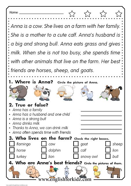 Reading comprehension worksheets - present simple tense, grammar Simple Comprehension Worksheets, Grade 2 Reading Worksheets, Simple Reading Comprehension, Present Simple Reading Comprehension, Free Reading Comprehension Worksheets, Animals Reading, 2nd Grade Reading Worksheets, 1st Grade Reading Worksheets, 2nd Grade Reading Comprehension