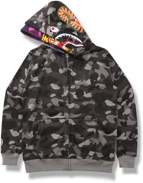 In the world of streetwear fashion, few brands have achieved the iconic status of Bape (short for A Bathing Ape). Bape's signature camouflage patterns, bold graphics, and unique designs have garnered a dedicated global following. However, not everyone can afford authentic Bape merchandise, which often comes with a hefty price tag. This is where high-quality fake Bape jackets come into play, offering an attractive alternative for fashion enthusiasts on a budget. Bape Jacket, Bape Outfits, Bape Camo, Bape Shirt, Bape Hoodie, Hip Hop Jacket, Ape Bape, Shark Hoodie, Camo Sweater