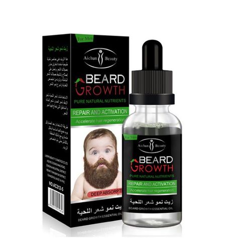 Natural Beard Growth, Facial Hair Growth, Beard Wax, Beard Growth Oil, Beard Growth, Grow Beard, Beard Grooming, Growth Oil, Beard No Mustache