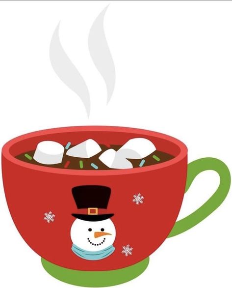 Gingerbread Craft, Peppermint Hot Cocoa, Christmas Bulletin, Gingerbread Crafts, Chocolate Caliente, Cocoa Bar, Hot Chocolate Mug, Printable Games, Christmas Clipart