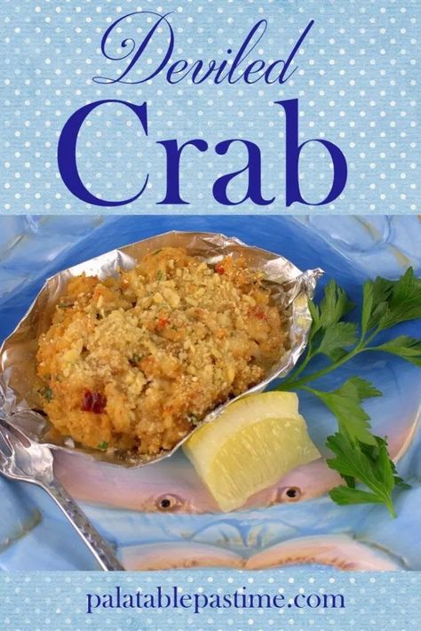 Deviled Crab #FishFriday – Deviled Crab Cakes, Devil Crab Recipe, Crabmeat Recipes, Deviled Crab Recipe, Shrimp And Crab Dip, Deviled Crab, Newest Recipes, Cooking Crab, Mermaid Food