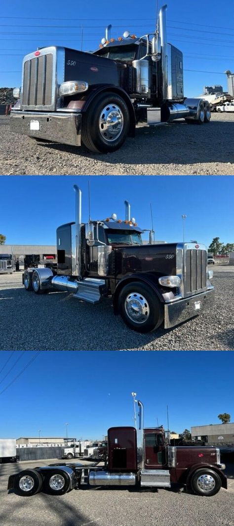 2018 Peterbilt 389 EXHD 565hp ISX Cummins/ 18 Spd Manual/ Dual Line WetKit / PTO Peterbilt Dump Trucks, Black Cherry Color, Peterbilt 389, Chevrolet Truck, Cherry Color, Dodge Truck, Truck Paint, Peterbilt Trucks, Dump Trucks