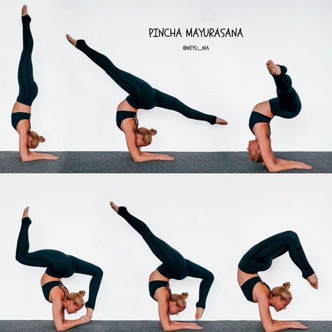 Yoga Practice on Instagram: “Fun fact: there’s no final pose in yoga; there’s always another variation to try! ⠀ Which pose variations by @neyu_ma are you going to play…” Crazy Poses, Yoga For Better Sleep, Yoga Handstand Poses, Poses Quotes, Headstand Poses, Fun Yoga Poses, Yoga Headstand, Daily Flow, Flexibility Goals