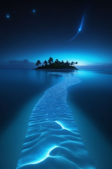 Maldives magic! Witness bioluminescent beaches in stunning 8K. An ethereal blue carpet under a starry sky. #OceanVibes Maldives At Night, Glowing Plankton, Sky Dive, February 2025, Blue Carpet, The Maldives, Ethereal Beauty, 3d Render, Starry Sky