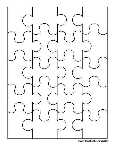 Blank Puzzle Puzzle Art Diy, Paper Craft Templates Printable, Escape Room Ideas, Blank Puzzle, Puzzle Piece Template, Puzzle Piece Crafts, Love Puzzle, Jigsaw Piece, Puzzle Maker