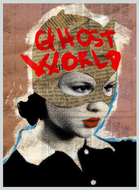 See more & follow http://ohlsson.link/pinterest  Source: thepostermovement Ghost World Movie, Ghost World, Love Film, Alternative Movie Posters, Room Posters, World Art, Cool Posters, Movie Art, Art Inspo