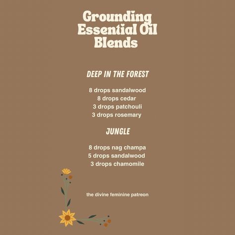 Essential Oil Blends 🌿 Some blends I’ve created that you can use for aromatherapy. Some ways you can use essential oils are in.. diffusers, for creating oils, adding in lotions or directly onto pulse points with caution, etc! I’ve posted lots of essential oils over on Patreon so definitely get check them out! ✨🌙 Shop our metaphysical shop through the link in bio 🍂🍁 #aromatherapy #witch #witchy #essentialoils Grounding Oil Blends, Biblical Essential Oil Blends, Essential Oil Meanings, Grounding Essential Oil, Metaphysical Shop, Pulse Points, Essential Oil Blend, Oil Blends, Essential Oil Recipes