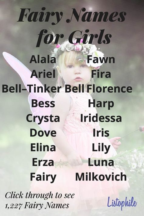 1,227 Fairy Names for Girls. Fictional female fairy names and magical and enchanting girl names. Fairy girl names are beautiful and unique. Click through to see more Fairy Girl Names. Dafont Ideas, Fairy Name, Fairy Names, Cool Boy Names, Names For Girls, Best Character Names, Fantasy Names, Name Suggestions