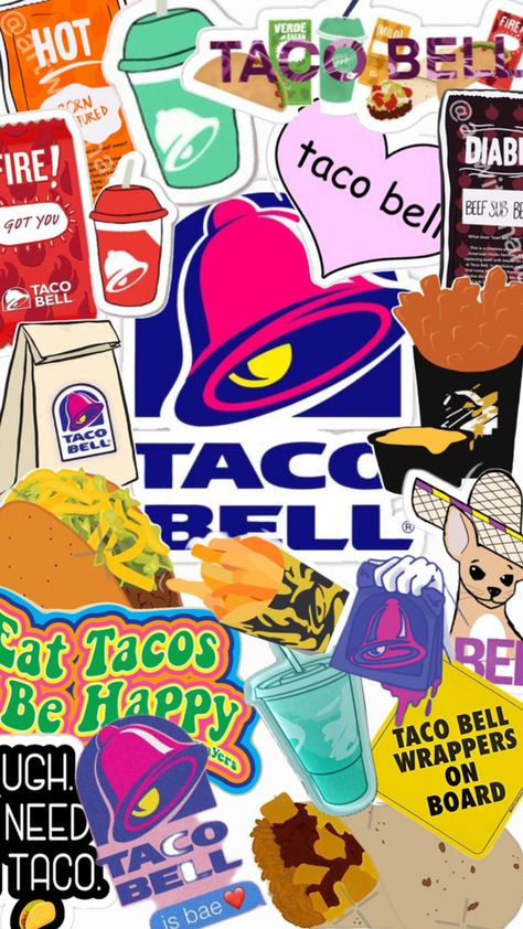 Taco Bell Wallpaper, Taco Wallpaper, Bell Wallpaper, Happy Taco, Taco Bell, Cute Wallpapers, Tacos, Wallpapers, Quick Saves