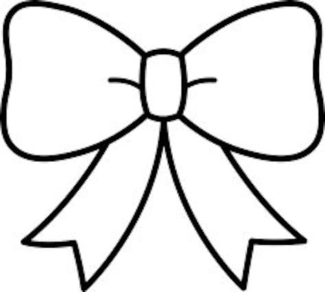 Bow Pumpkin Carving Stencil, Bows Design Drawing, Hair Bow Templates Free Printable, Bow Line Art, Easy Halloween Drawings For Kids, Simple Bow Svg, Bow Outline, Clip Art Of Bows, Princess Paper Dolls Printable