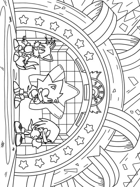 40 Free Printabe Sonic the Hedgehog Coloring Pages 🎨💨 - ColoringPagesForKids.net Sonic 3 Coloring Pages, Free Sonic Coloring Pages, Sonic Activities, Sonic Colouring Pages, Flat Brush Painting, Coloring Pages Sonic, Sonic The Hedgehog Coloring Pages, Sonic The Hedgehog Coloring, Sonic Coloring Pages