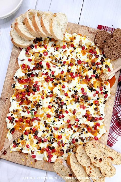 Introducing the Christmas Butter Board, a festive twist on your holiday appetizers! This board features creamy butter, zesty orange, and a variety of toppings, making it the perfect centerpiece for your Christmas table. It's easy to prepare and absolutely delicious. Visit The Purple Pumpkin Blog for the full recipe and more holiday entertaining ideas. Impress your guests with this beautiful and flavorful addition to your holiday spread! Pastry Dishes, Purple Pumpkin, Holiday Appetizers, Holiday Entertaining, Holiday Gathering, Perfect Christmas, Best Appetizers, Christmas Fun, Butter