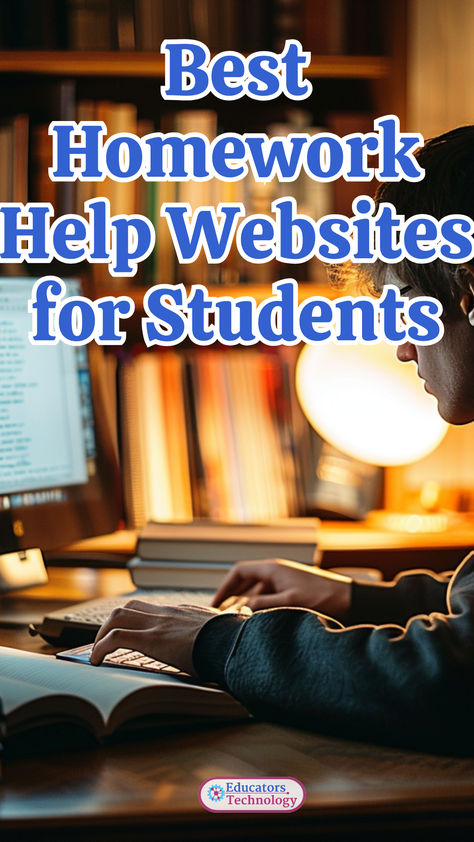 🚀 I've rounded up the top homework help websites that for students. Check them out here: https://www.educatorstechnology.com/2022/11/10-excellent-websites-to-help-students.html  #HomeworkHelp #EduTech Useful Websites For Students, Substitute Teacher Tips, Free Educational Websites, Free Learning Websites, Personal Essay, Homework Worksheets, Websites For Students, Best Essay Writing Service, Personal Achievements