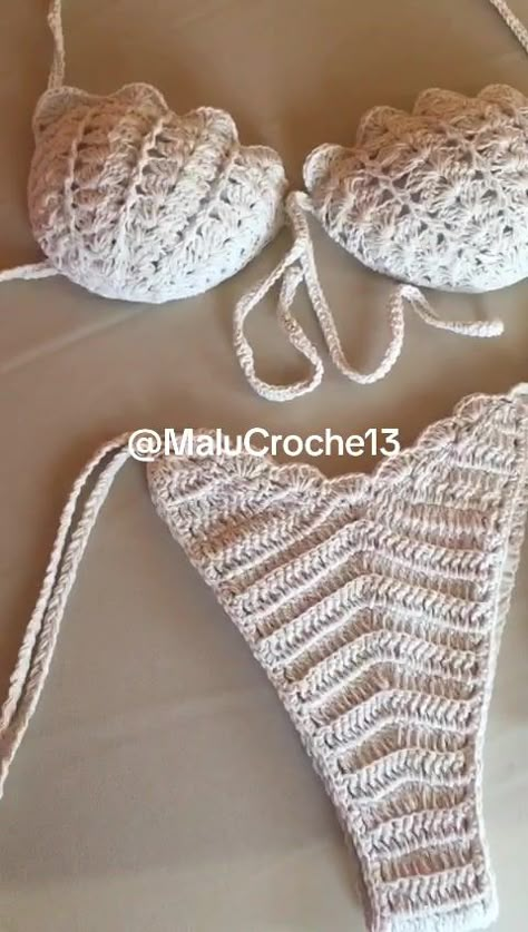 Crochet Swimming Suits, Bikinis A Crochet, Crochet Bathing Suit, Denim Crochet, Swimwear Crochet, Crochet Beach Wear, Crochet Lingerie, Crochet Lace Shorts, Crochet Bathing Suits