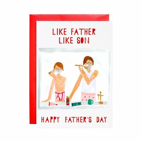 These father’s day cards are a great way to show some love to a father in your life this father’s day. With a selection of funny cards, unique cards, and meaningful cards, there is sure to be a card for every dad this season. #fathersday #fathersdaycard #funnyfathersdaycards #fathersdayideas #greetingcards #greetingcardideas Fathers Day Illustration, Father's Day Greetings, Father's Day Greeting Cards, Holiday Gift Bag, Fathers Day Quotes, Cover Paper, Notecard Set, Father's Day Card, Card Illustration