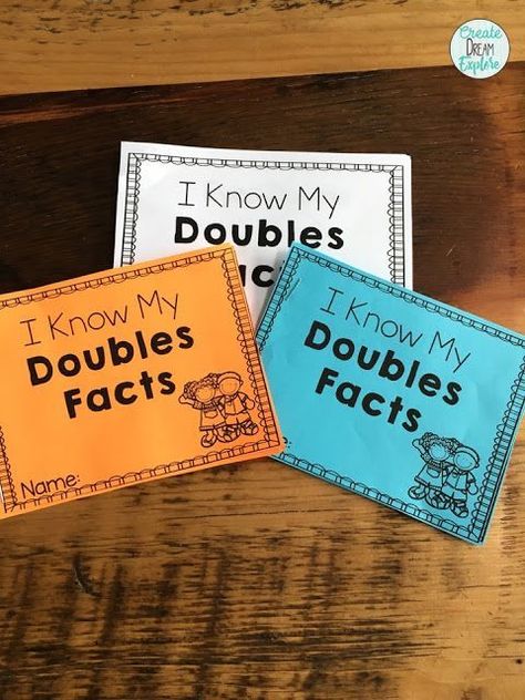 Doubles Math, Math Doubles, Doubles Facts, Math Number Sense, Daily Math, Math Strategies, Math Time, Teaching First Grade, Second Grade Math