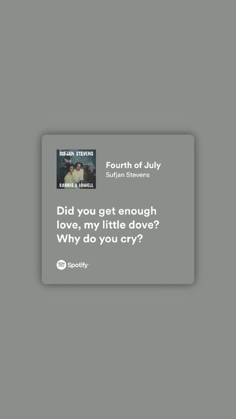 Fourth of July - Sufjan Stevens Spotify Fourth Of July Song Lyrics, Fourth Of July Song Aesthetic, Fourth Of July Sufjan Stevens Aesthetic, Fourth Of July Lyrics, Sufjan Stevens Fourth Of July, Fourth Of July Song, Fourth Of July Sufjan, Fourth Of July Sufjan Stevens, Sufjan Stevens Lyrics