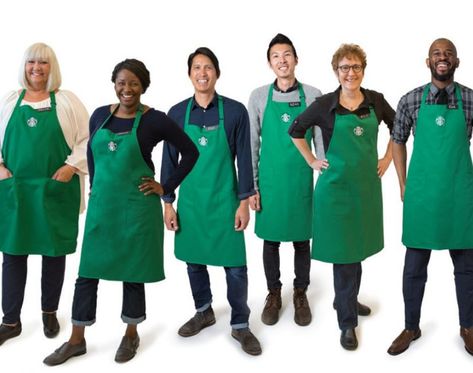 Starbucks Dress Code, Starbucks Uniform, Barista Job, Starbucks Employee, Starbucks Outfit, Barista Outfits, Cafe Dress, Dress Code Outfits, Working At Starbucks