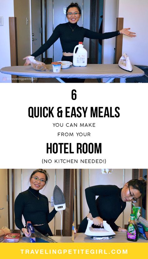 Quick & Easy Meals You Can Make From Your Hotel Room (No Kitchen Needed) Easy Meals To Make, Quick Meals To Make, Grocery Store Items, Hotel Hacks, Amsterdam Food, Meals To Make, Hotel Food, Best Oatmeal, Travel Budget