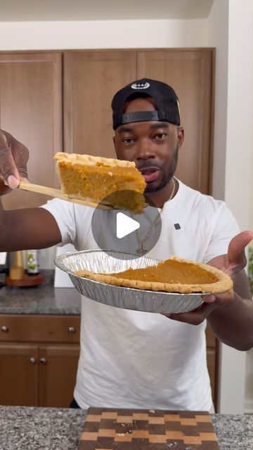 Daven Gates aka OneStopChop on Instagram: "Sweet Potato over pumpkin pie any day!!! FULL INGREDIENTS LIST BELOW 

Ingredients 
5 medium sized sweet potatoes(they are not yams people)
1 stick unsalted butter, melted 
3 large eggs
1/2 cup evaporated milk 
1 tsp vanilla extract 
1 cup dark brown sugar 
1 cup granulated white sugar 
2 teaspoons ground cinnamon
1/2 tsp ground nutmeg 
1/4 tsp kosher salt
2 deep dish 9” pie crusts 
.
.
.
.
#sweetpotatopie #sweetpotato #dessert #onestopchop" Deep Dish Sweet Potato Pie, Daven Gates, Sweet Potato Pie Southern, Food Sides, Sweet Potato Recipe, Thanksgiving Food Sides, Frozen Pie Crust, Sweet Potato Pies Recipes, Dark Brown Sugar