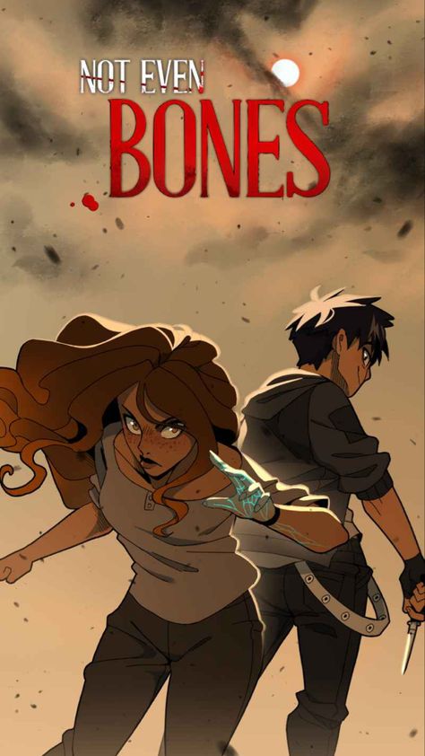 Webtoon Not Even Bones, Webcomic Cover Ideas, Webtoon Cover Ideas, Not Even Bones Fanart, Market Of Monsters, Not Even Bones Fanart Webtoon, Webcomic Cover, Not Even Bones Webtoon, Not Even Bones