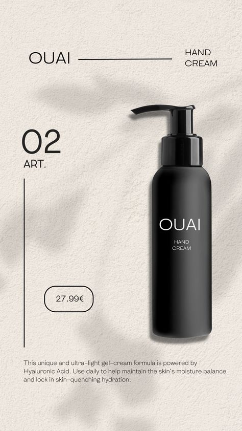 Beauty Creative Ads, Ouai Cream, Product Instagram Story, Copaiba Oil, Cosmetics Photography, Presentation Layout, Forbidden City, Content Ideas, Web Marketing