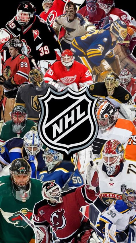 Goalie Wallpaper, Nhl Hockey Players, Nhl Wallpaper, Hockey Posters, Hot Hockey Players, Hockey Life, Buffalo Sabres, Minnesota Wild, Columbus Blue Jackets