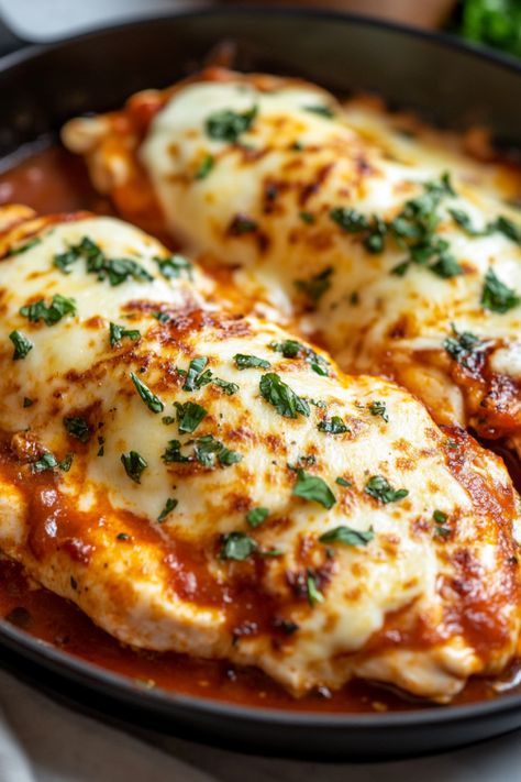 Baked Chicken Mozzarella Recipes, Breaded Chicken Meals, Quick Oven Meals, Easy Chicken Breast Dinner Recipes, Mozarella Chicken, Chicken Recipes Oven, Chicken Easy Recipes, Chicken Breast Easy, Easy Chicken Breast Dinner