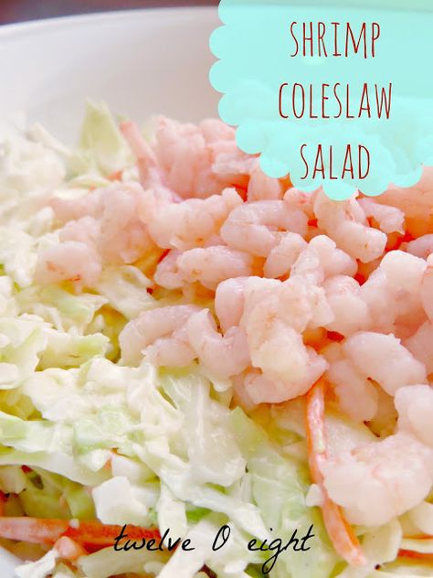 Shrimp Coleslaw Salad Recipe Shrimp Coleslaw, Coleslaw Salad Recipe, Blue Cheese Salad Recipes, Blue Cheese Coleslaw, Easy Summer Recipes, Seafood Stuffed Shells, Vegetable Salads, Coleslaw Salad, Cabbage Salad Recipes