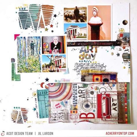 Art Museum Layout – Scrap Booking Museum Layout, Maze Book, Digital Scrapbooking Freebies, Artsy Design, Mixed Media Techniques, Photo Collages, Mini Scrapbook, Mini Scrapbook Albums, Planner Paper