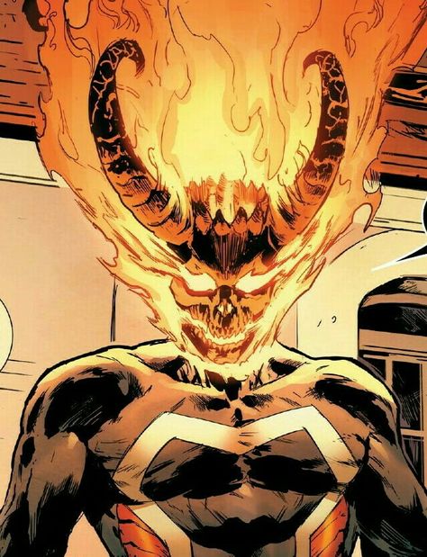 Ghost Rider Comic Icons, Ghost Rider Pfp, Ghost Rider Comic, Gost Rider, New Ghost Rider, Spirit Of Vengeance, Marvel Comics Art, Spiderman Art, Ghost Rider