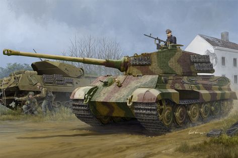 King Tiger, Tiger 2, King Tiger Tank, Tank Art, Tank Wallpaper, Hors Route, Command And Control, Tiger Ii, Military Artwork