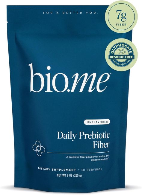 Bio.me's fiber powder is a unique blend of plant-derived resistant potato starch and hydrolyzed guar gum (PHGG), specifically formulated to boost your gut health. These prebiotics help promote the growth of beneficial bacteria, improve nutrient absorption, and support a healthy gut lining. Ideal as a fiber supplement for women and men, it’s your partner in achieving optimal digestive wellness. Fiber Powder, Toxic Free Living, Nutrient Absorption, Potato Starch, Fiber Supplements, Soluble Fiber, Supplements For Women, Toxic Free, Beneficial Bacteria