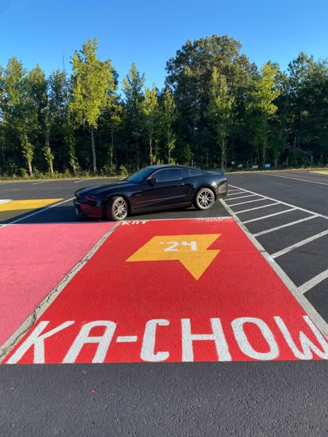 Lightning Mcqueen Parking Spot Painting, Lightning Mcqueen Senior Parking Spot, Cars Senior Parking Spot, Lightning Mcqueen Parking Spot, Parking Spots Senior, Guy Senior Parking Spot Ideas, Best Friend Matching Senior Parking Spots, Simple Senior Parking Spots, Senior Parking Spot Ideas For Guys