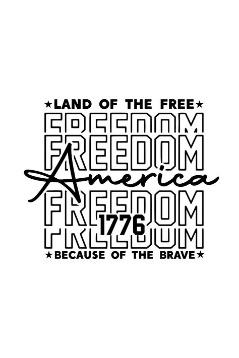 Land of the Free Because of the Brave SVG Meaningful Crafts, Mechanic Logo Design, Silhouette Cameo Projects Beginner, Post Backgrounds, Mechanic Logo, Memorial Day Svg, Svg Shirts, Mechanics Logo, Happy4th Of July