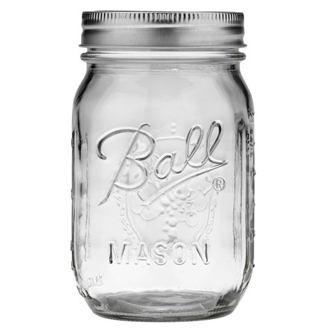 National Mason Jar Day - Those glass containers that often is used for canning foods is also a great accent piece for crafts and decorations. It has it's own holiday! #MasonJar #MassonJarDay Canning Supplies, Pint Mason Jars, Kitchen Organization Pantry, Pint Jars, Flowers Illustration, Ball Mason Jars, Clear Glass Jars, Glass Mason Jars, Easy Lunch